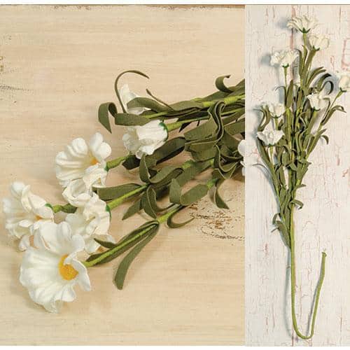 BreeBe - Aster Daisy Spray 28" - Cream