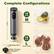 Complete Configurations
100%
15 PCS M 8.2in 8.27*8.66in
15 PCS L 1.8in Sealing clip*2 10.24*13.39in Wine Vacuum Stopper*1