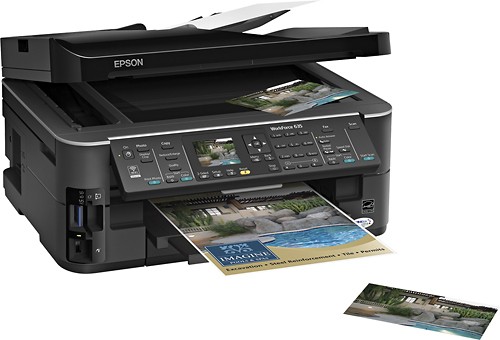 PC/タブレット PC周辺機器 Best Buy: Epson WorkForce 635 Network-Ready Wireless All-In-One 