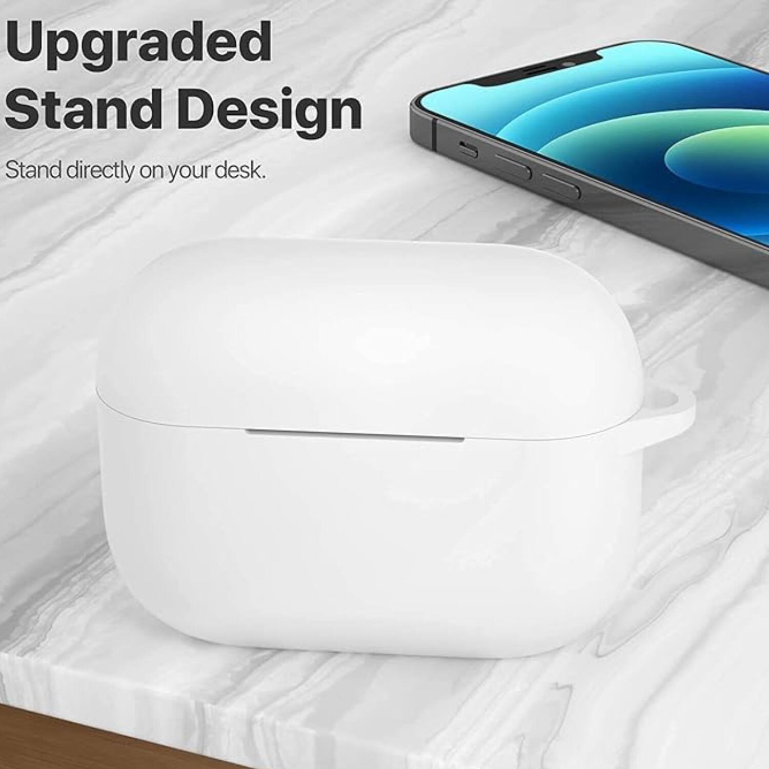 Upgraded Stand Design  
Stand directly on your desk.