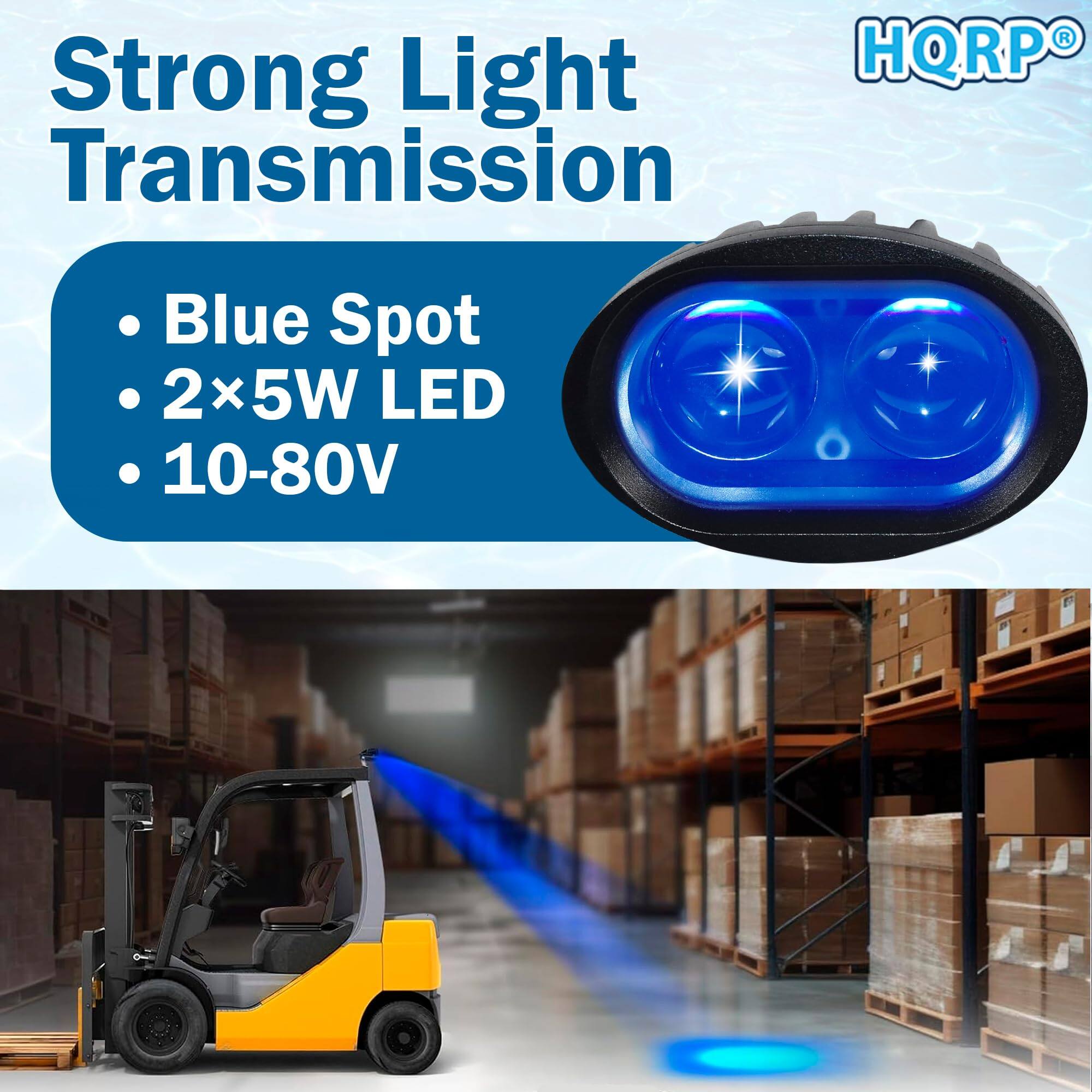 Strong Light Transmission  
Blue Spot  
2x5W LED  
10-80V  

HQRP®