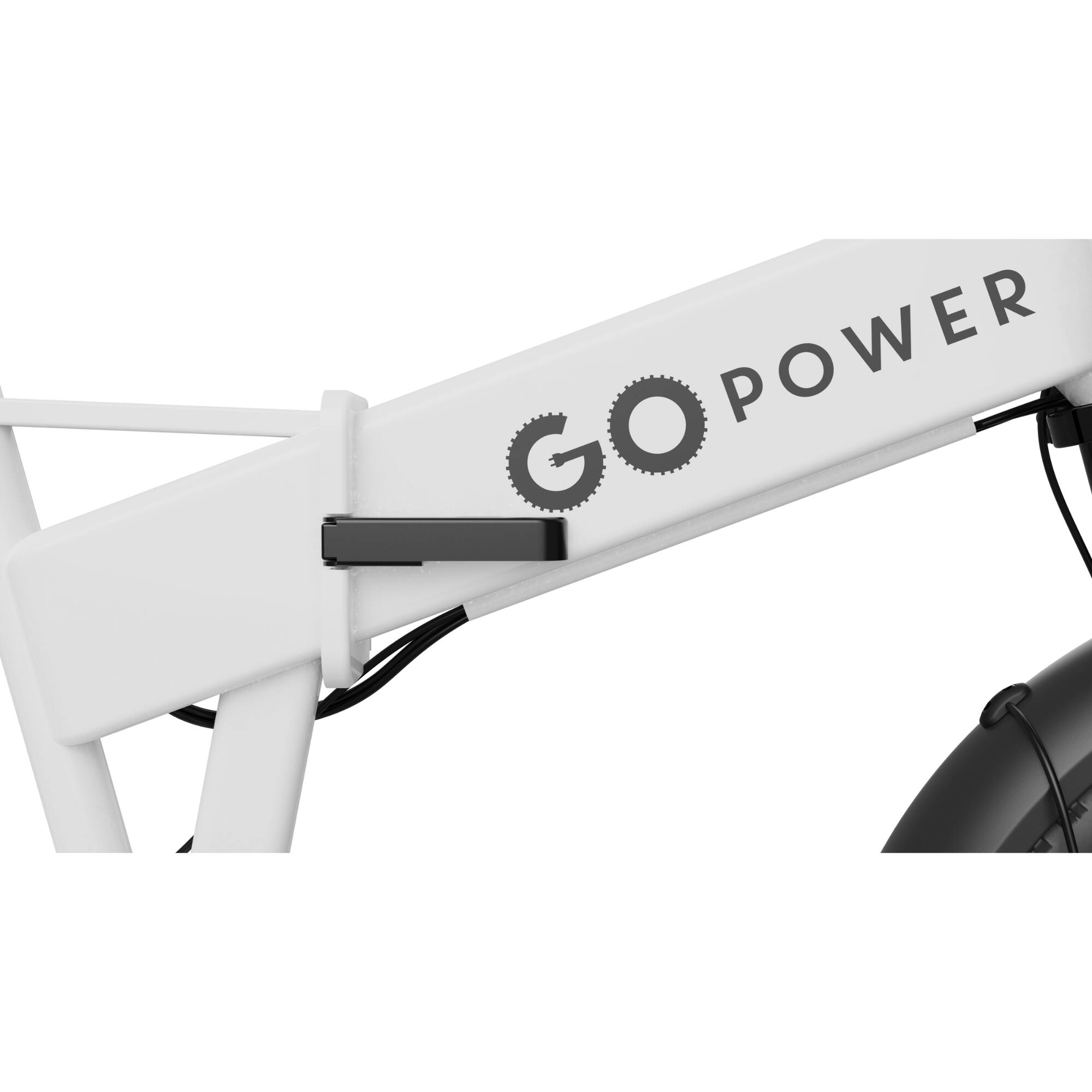 Back. GoPowerBike - GoPowerBike GoExplore Foldable Electric Bike | White - White.