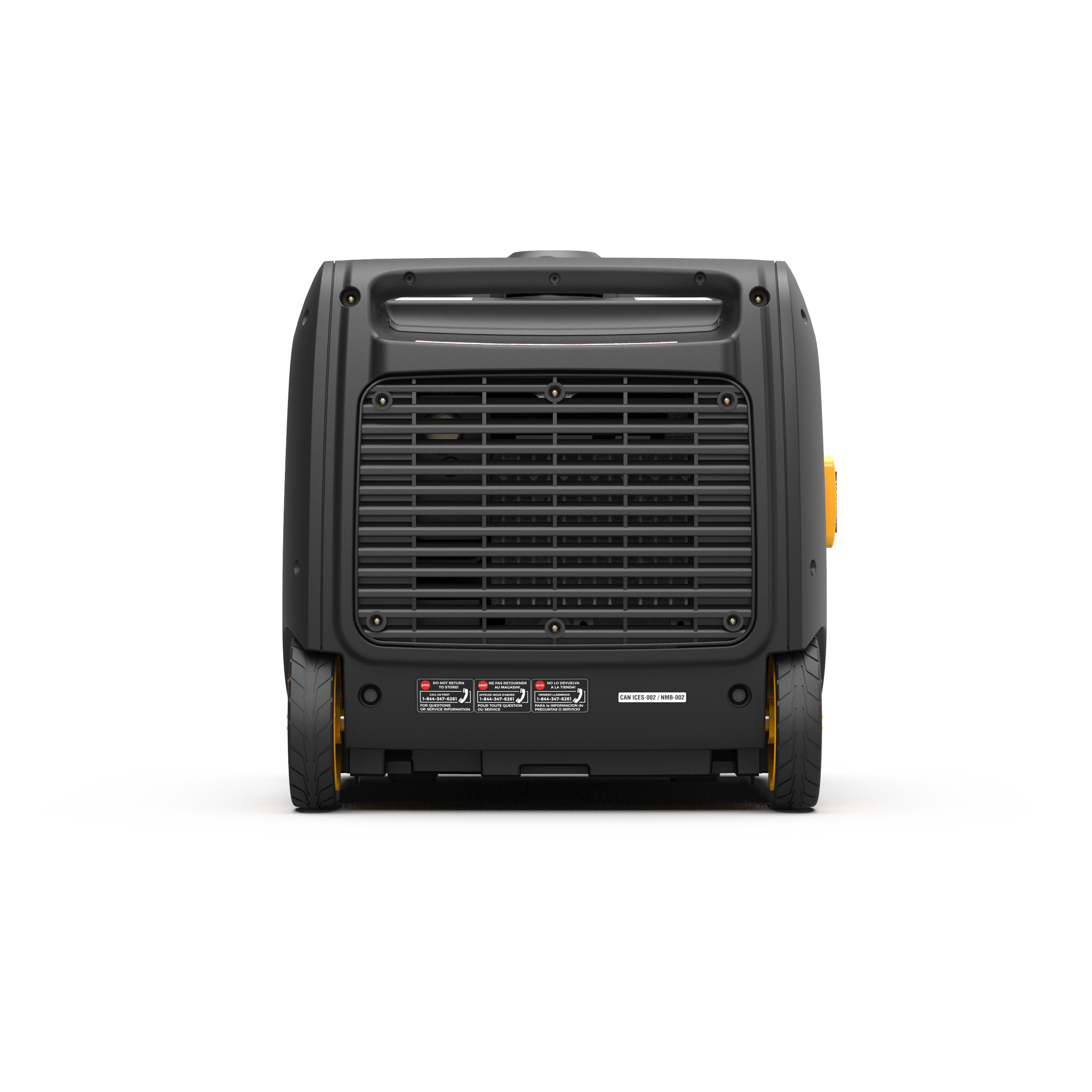 Alt View 1. Firman - W03083 Electric & Remote Start 120V RV Ready 3300-Watt Gasoline Inverter Portable Generator - Black, Gold.