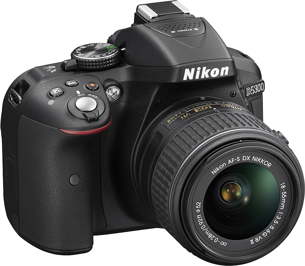 Best Buy: Nikon D5300 DSLR Camera with 18-55mm VR Lens Black 1522