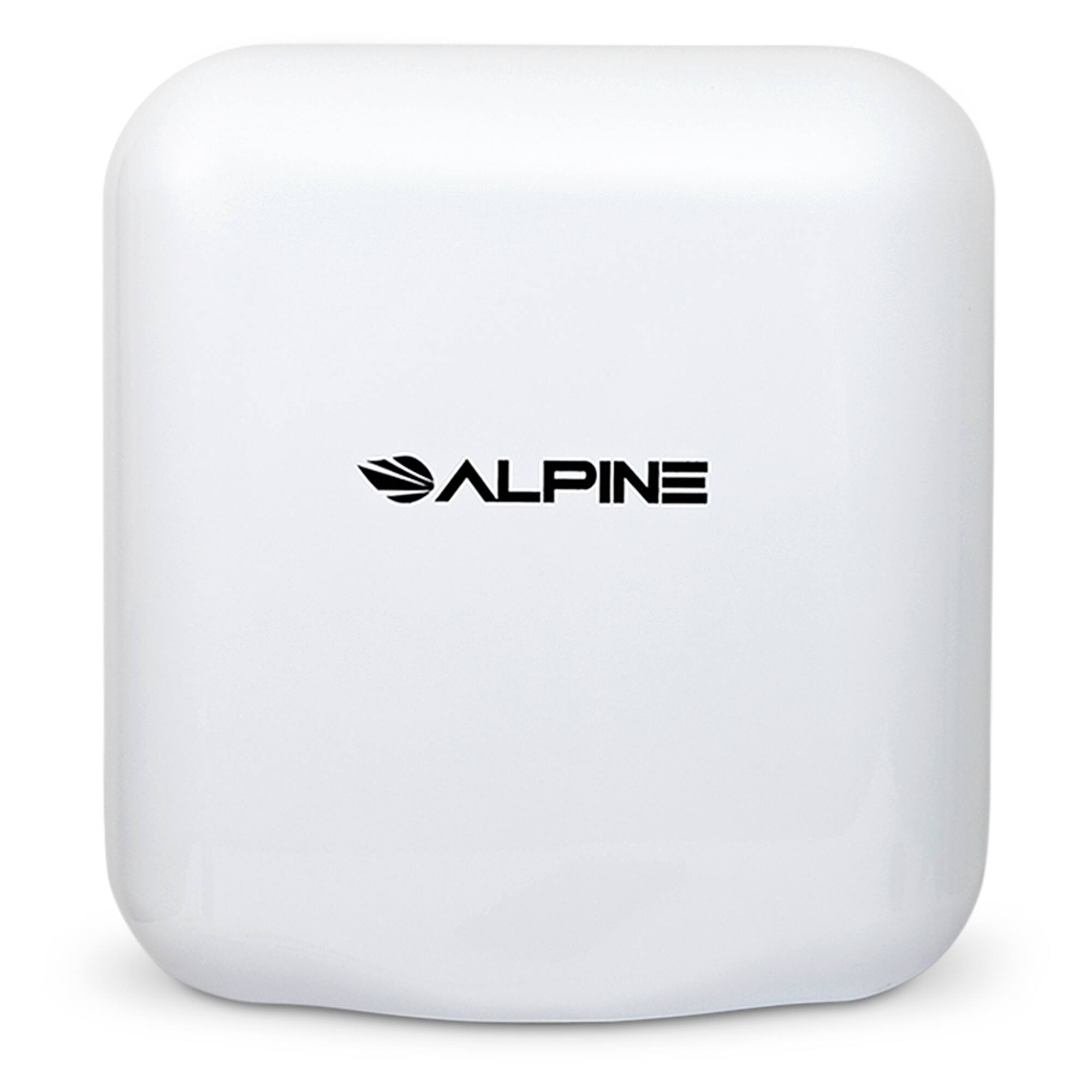 Front. Alpine Industries - Hemlock Commercial Automatic High-Speed 120V Electric Hand Dryer - White.