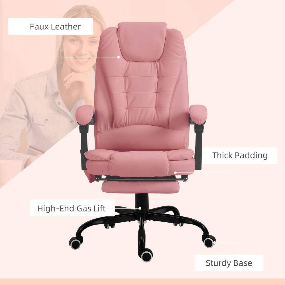 Faux Leather  
Thick Padding  
High-End Gas Lift  
Sturdy Base
