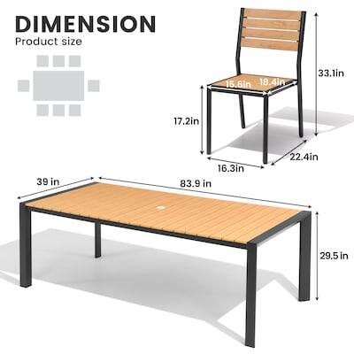 DIMENSION  
Product size  
15.6in  
18.4in  
33.1in  
17.2in  
39 in  
16.3in  
83.9 in  
22.4in  
29.5 in