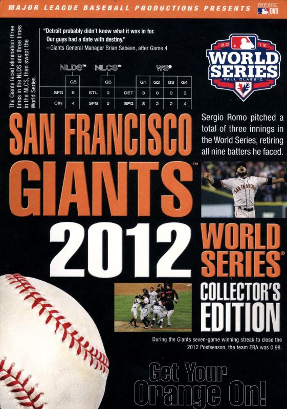 Best Buy: MLB: Official 2012 World Series Film [DVD] [2012]