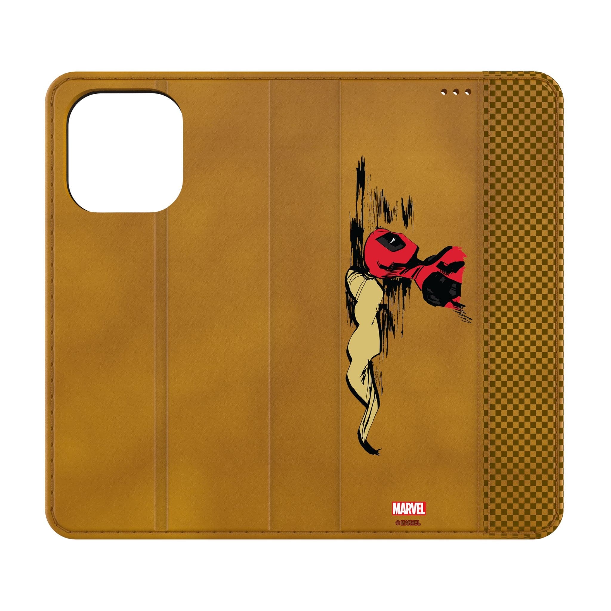 Keyscaper - Marvel Badge Folio Phone Case - Apple iPhone 12 Mini / 13 Mini - Ladypool