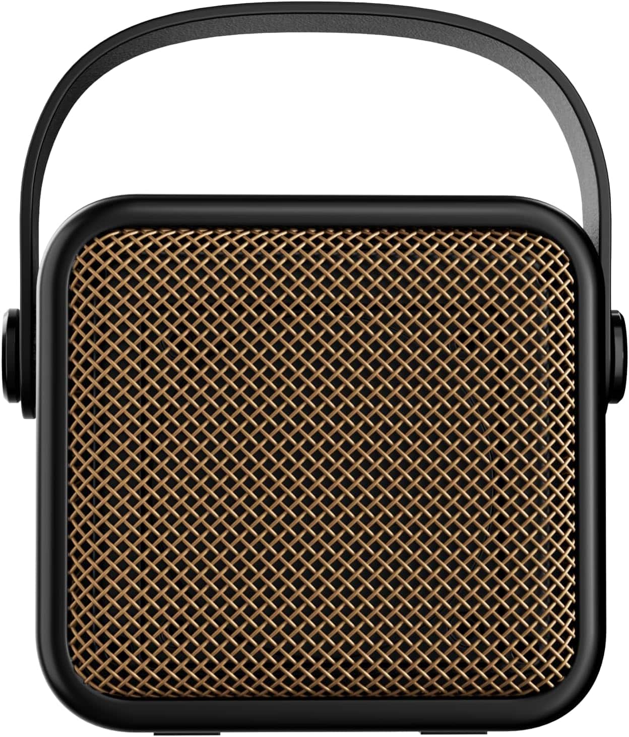 Stamp n Camp - Bluetooth Speaker Portable Retro Vintage Speaker Cute Classic Decor Powerful Sound Support USB/TF Card for Outdoor - Black