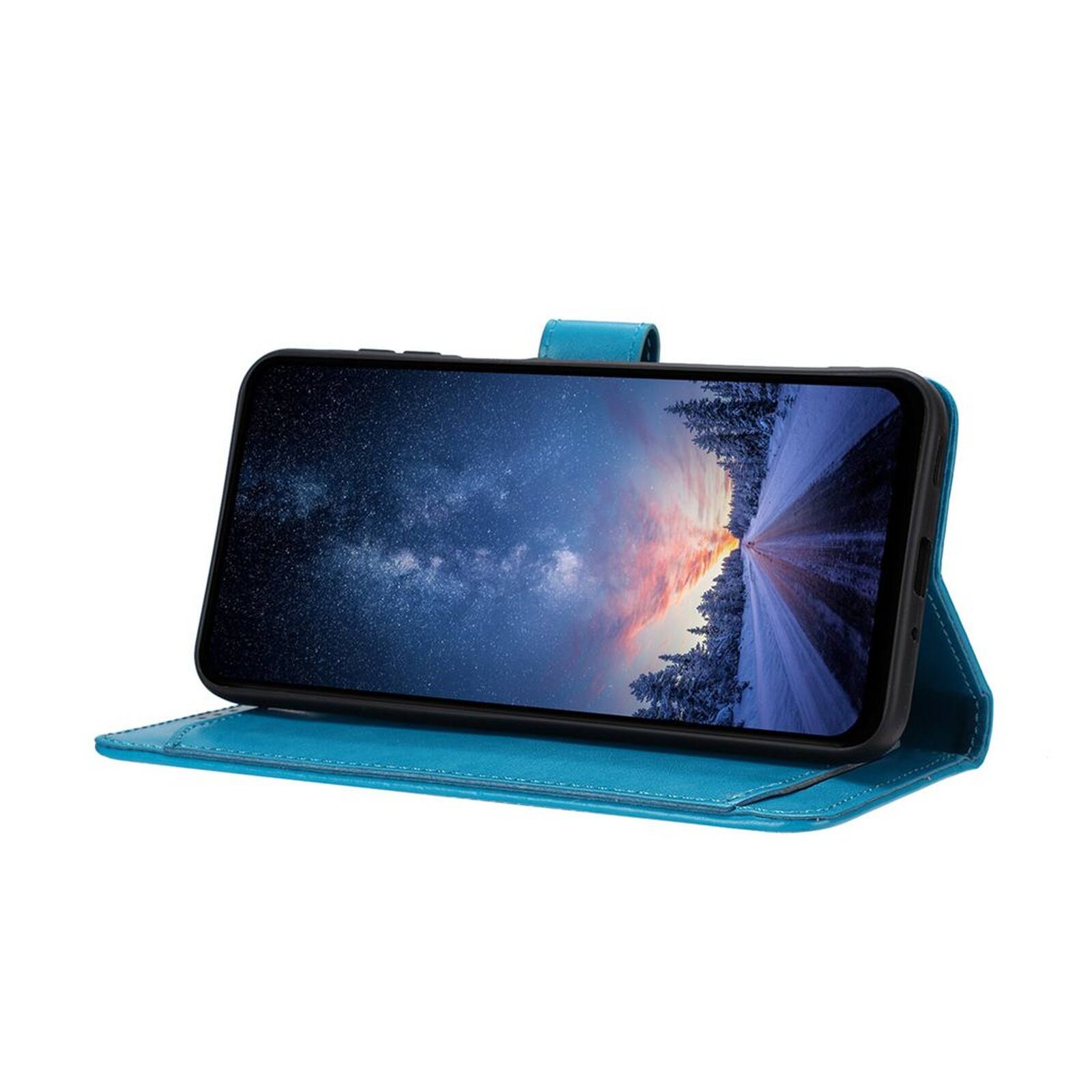 Alt View 1. Dteck - Dteck Wallet Folio Case for Apple iPhone 17 Pro, Shockproof Magnetic PU Leather Flip Card Slots Stand Case - Lightblue.