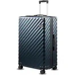 LUGGEX - 28 Inch Luggage with Spinner Wheels Expandable Hardside Large Checked Suitcase - EX-Core - Navy