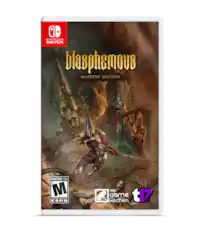 Nintendo Switch Blasphemous Martyrs Edition Mature 17+ M Content Rated by ESRB The Game Kitchen T17