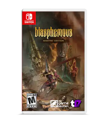 Nintendo Switch Blasphemous Martyrs Edition Mature 17+ M Content Rated by ESRB The Game Kitchen T17 - M (Mature 17+)