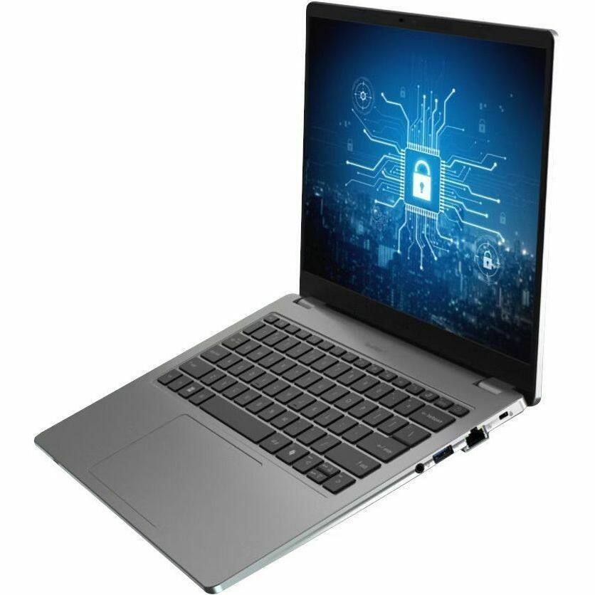 Alt View 3. Acer - Acer TravelMate P2 14 AI TMP214-57 TMP214-57-53WY 14" Clamshell Copilot+ PC Notebook - WUXGA - 120 Hz - Intel Core Ultra - Silver.