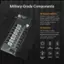 TUF Military-Grade Components:

* TUF Chokes & MOSFETs: Certified military-grade TUF chokes and MOSFETs deliver rock-solid power to the GPU, which can help improve system stability.
* TUF Capacitors: TUF 5K black metallic capacitors provide 52% wider temperature tolerance and a 2.5X longer lifespan than standard capacitors.
* TUF 5K: TUF 5K black metallic capacitors provide 52% wider temperature tolerance and a 2.5X longer lifespan than standard capacitors.
* TUF 5K Black: TUF 5K black metallic capacitors provide 52% wider temperature tolerance and a 2.5X longer lifespan than standard capacitors.
* TUF Capacitors: TUF 5K black metallic capacitors provide 52% wider temperature tolerance and a 2.5X longer lifespan than standard capacitors.
* TUF Capacitors: TUF 5K black metallic capacitors provide 52% wider temperature tolerance and a 2.5X longer lifespan than standard capacitors.
* TUF Capacitors: TUF 5K black metallic capacitors provide 52% wider temperature tolerance and a 2.5X longer lifespan than standard capacitors.
* TUF Capacitors: TUF 5K black metallic capacitors provide 52% wider temperature tolerance and a 2.5X longer lifespan than standard capacitors.
* TUF Capacitors: TUF 5K black metallic capacitors provide 52% wider temperature tolerance and a 2.5X longer lifespan than standard capacitors.
* TUF Capacitors: TUF 5K black metallic capacitors provide 52% wider temperature tolerance and a 2.5X longer lifespan than standard capacitors.
* TUF Capacitors: TUF 5K black metallic capacitors provide 52% wider temperature tolerance and a 2.5X longer lif