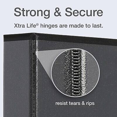 Strong & Secure  
Xtra Life® hinges are made to last.  
resist tears & rips