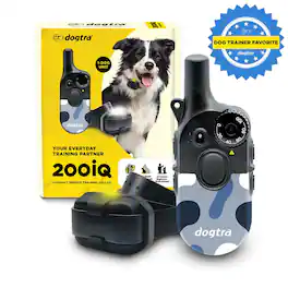 Dogtra - 200iQ Remote Training E Collar - 100 Levels, 1/2 Mile Range, Waterproof - Abstract Blue