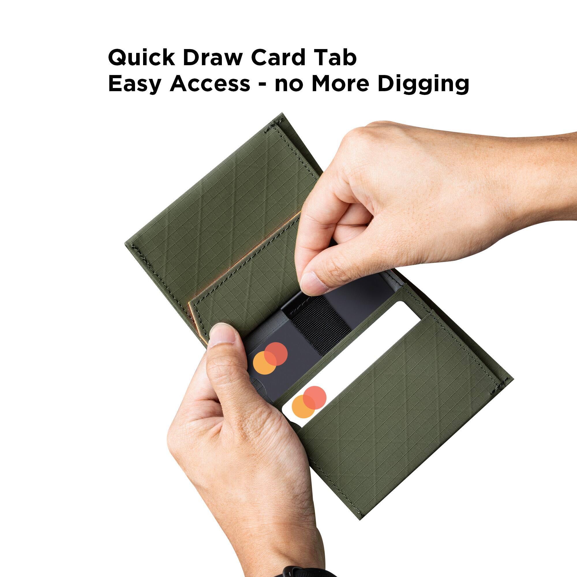 Quick Draw Card Tab  
Easy Access - no More Digging