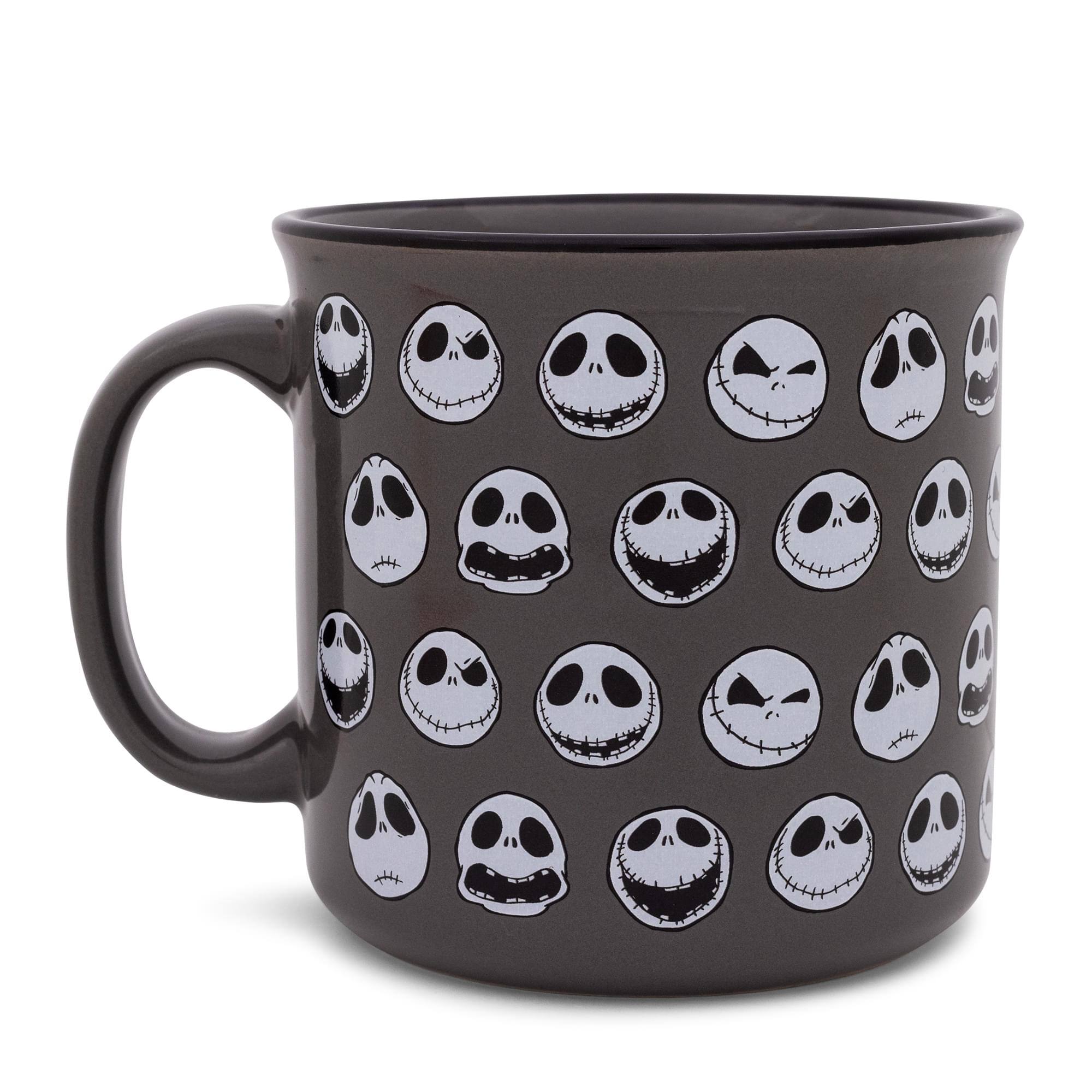 Alt View 1. Disney - Disney The Nightmare Before Christmas Jack Skellington Expressions Camper Mug - Black.