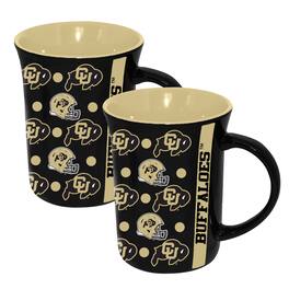 The Memory Company - Colorado Buffaloes 2-Pack 15oz. Line Up Ceramic Mugs - Multicolor