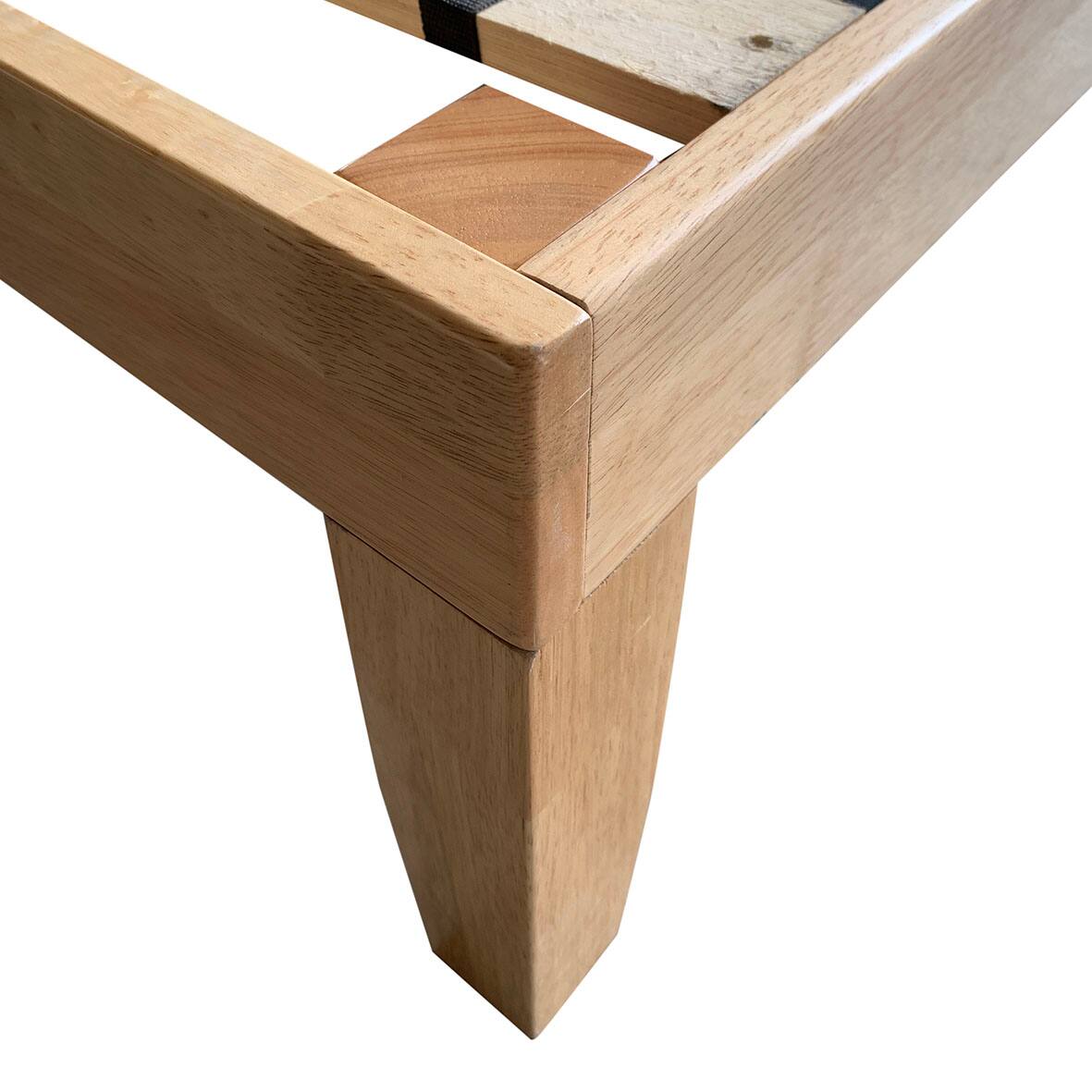 Alt View 7. Gymax - Gymax 14'' Twin Size Wooden Platform Bed Frame w/ Strong Slat Support Natural - Natural.