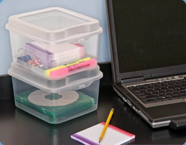 Alt View 5. Sterilite - Sterilite Large Latching Storage Box, 6 Pack, and Small Latching Storage Box, 12 Pack.