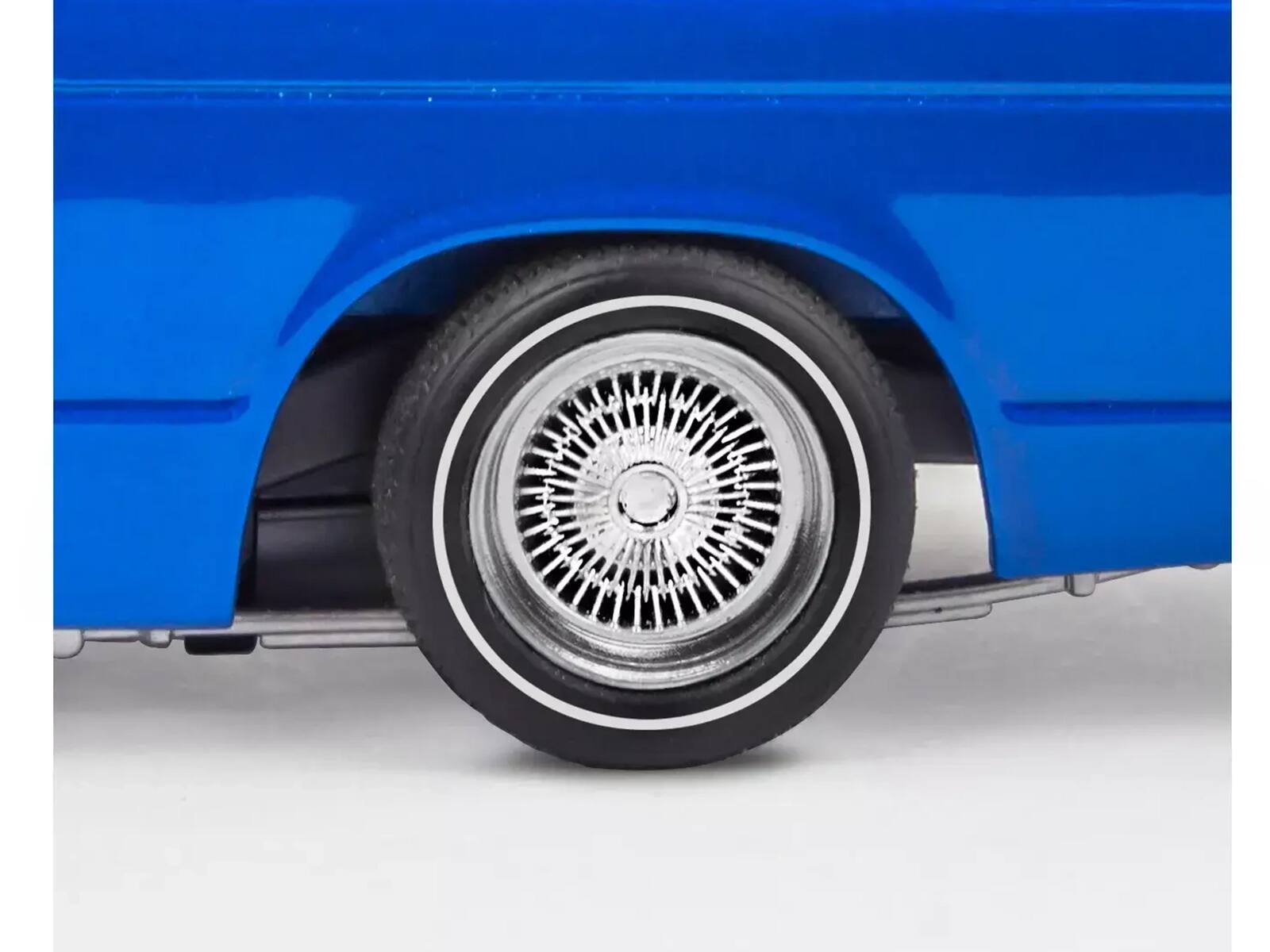 Alt View 4. Revell - Level 4 Model Kit 1991 Chevrolet S-10 Lowrider Pickup Truck with 1/64 Version Included 1/25 Scale by Revell.