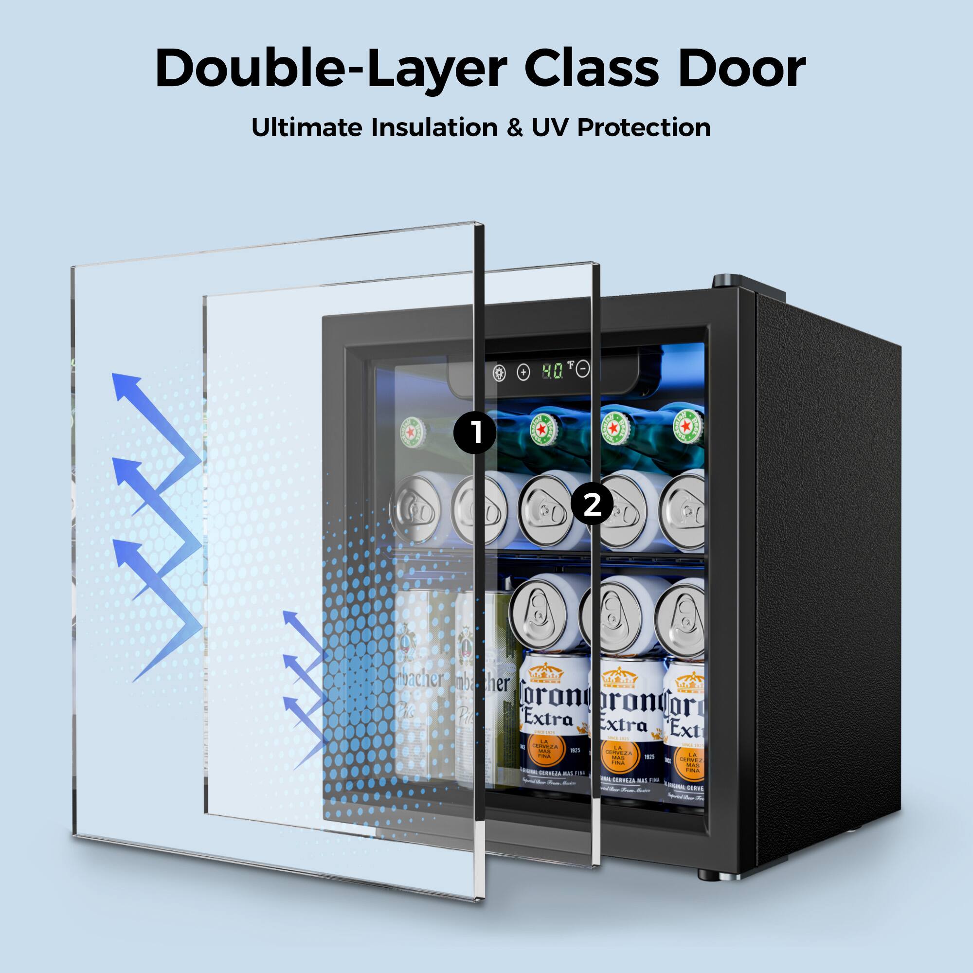 Double-Layer Class Door  
Ultimate Insulation & UV Protection