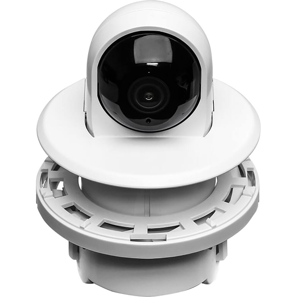 Alt View 1. Ubiquiti - UVC G3 FLEX Ceiling Mount UVC-G3-F-C - White.