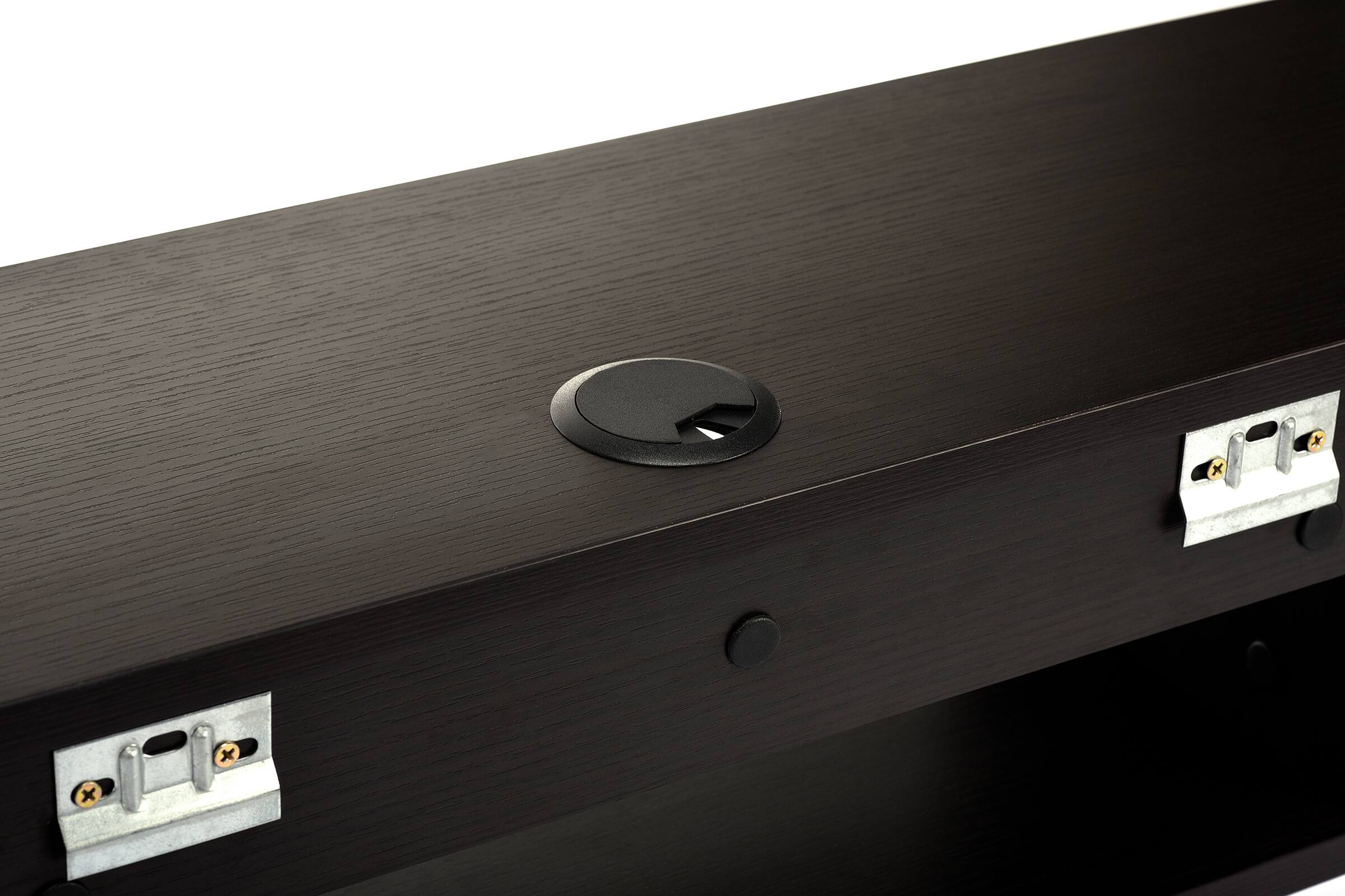 Alt View 8. AdirHome - Floating Wall Shelf - Black.