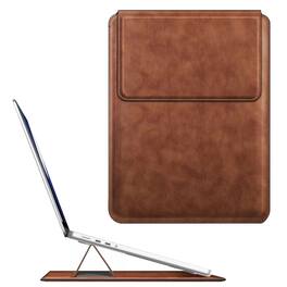 Kitcheniva - Hard Slim Bag Sleeve Case With Stand For MacBook Neo 13 Inch A3404 (2026) - Brown