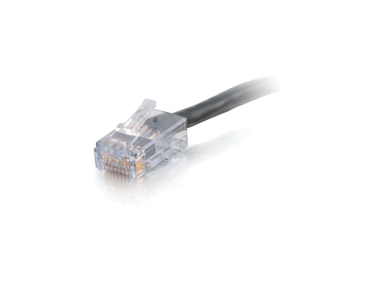 Alt View 5. Cables to Go - C2G 15301 50FT CAT6 550MHZ ASSEMBLED PLENUM PATCH CABLE - BLACK.