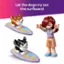 Let the dogs try out the surfboard.