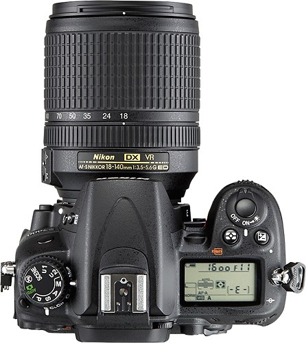 Best Buy: Nikon D7000 DSLR Camera with 18-140mm VR Lens Black 13310