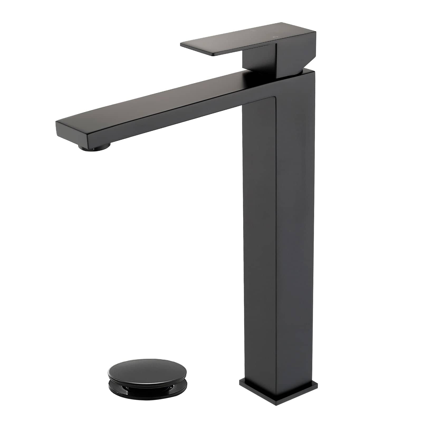 Black Faucet SUS304 Aerator Spout cUPC Cartridge 60cm Supply Line Pop Up Drain price history on PriceWatchPro