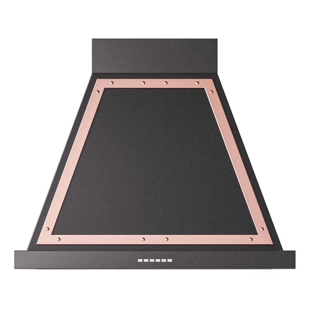 ILVE - 30 inches - Externally Vented - Wall Range Hood - Glossy Black