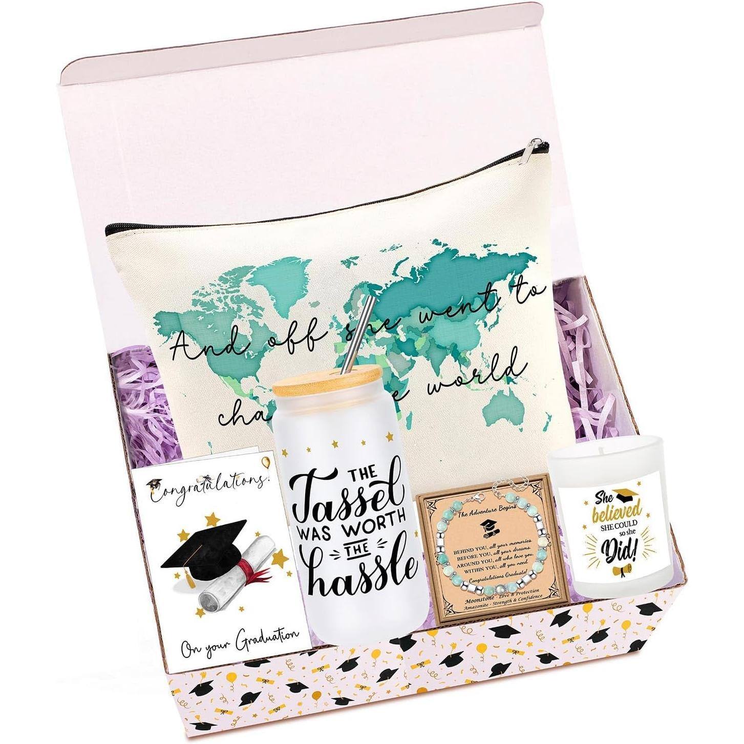 Fabibe - Graduation Gifts for Her 2025 High School College Women Daughter Granddaughter Class of Set 5 2025 Graduation Gifts for - 2025 Graduation Gifts for Her
