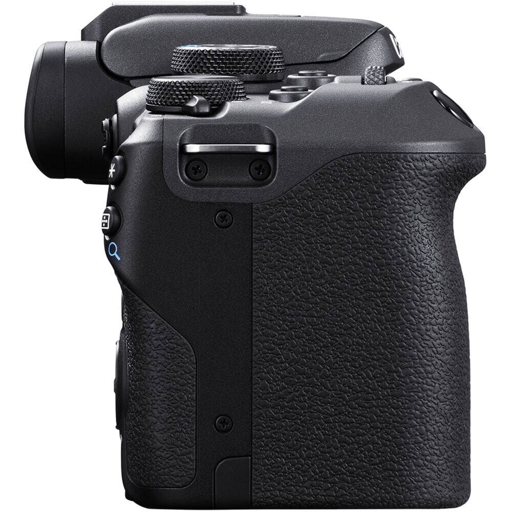 Alt View 1. Canon - Canon EOS R10 Mirrorless Camera w/ 18-45mm Lens & Advanced Accessory Bundle | Canon 1-Year USA Warranty | 5331C009 - Black.