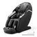 Front. VEVOR - Dual-Core 4D+3D Full Body Massage Chair, with Extended SL Track, Deep Yoga Stretch, Electric Extendable Footrest, TFT - Black.