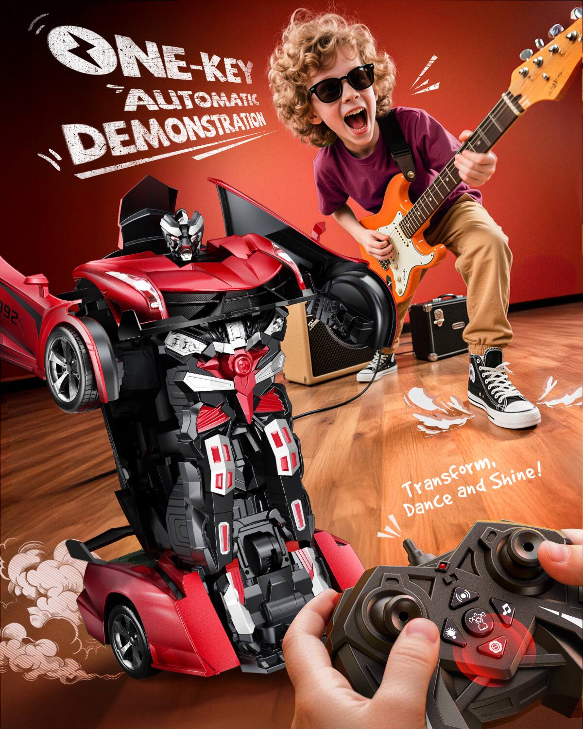 ONE-KEY AUTOMATIC DEMONSTRATION

Transform, Dance and Shine!