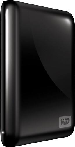Angle Standard. Western Digital - Refurbished My Passport Essential 320GB External Portable Hard Drive - Black.