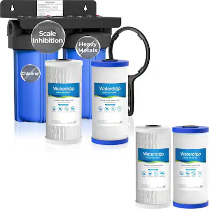 Waterdrop Scale Inhibition Heavy Metals Chlorine Waterdrop Model - WDFIOH Waterdrop Model - WDFISS Whole House Water Filter - Whetle Himuse WveReT FUET - - Pa O P - - K - - Waterdrop Model WILATI Waterdrop Model WDWFTS Whole House Water Filter - Wster suar - - - WTvale moue Wuser saser - Sds o - % | - i - :