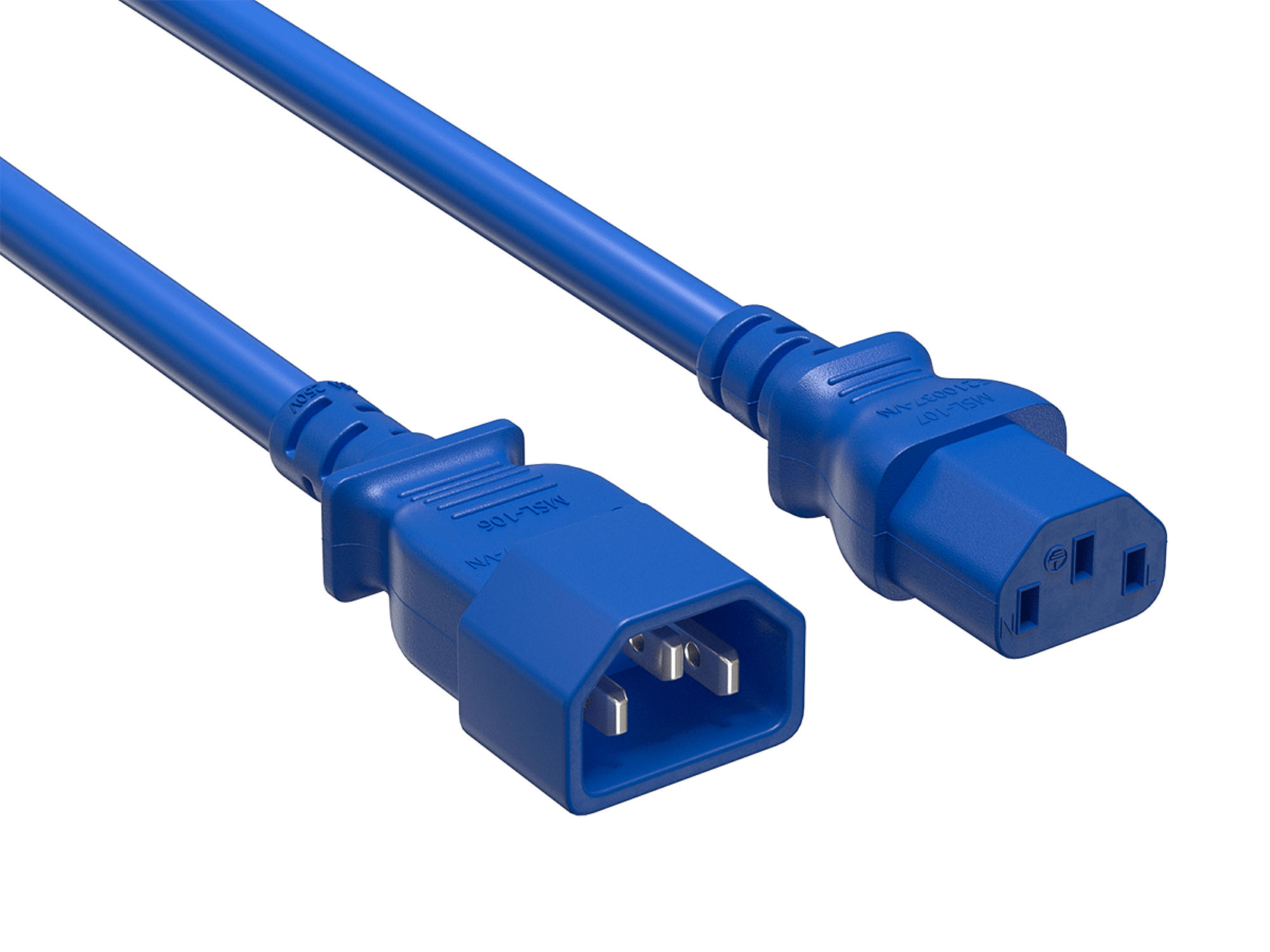 Sanoxy - Cables and Adapters; 6ft 14 AWG Computer Power Extension Cord IEC320 C13 to IEC320 C14 - Blue price history on PriceWatchPro