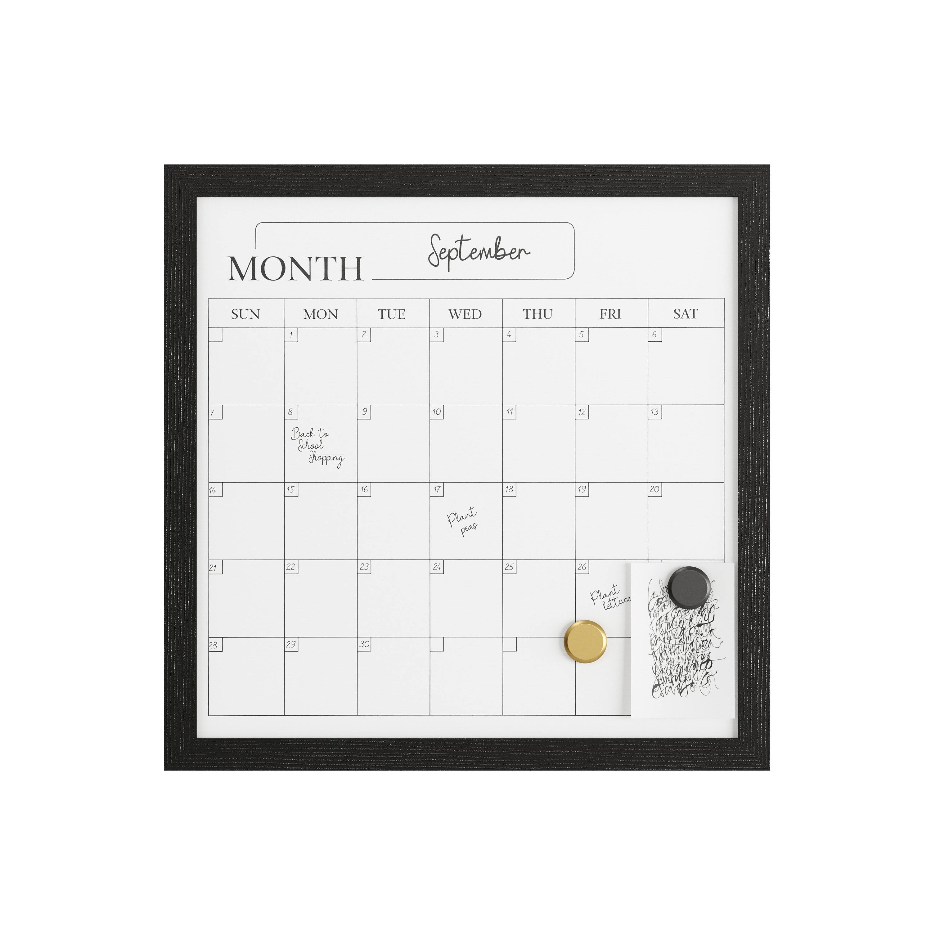 The text on the image reads: "MONTH September SUN MON TUE WED THU FRI SAT 1 2 3 4 5 6 7 8 9 10 11 12 13 14 15 16 17 18 19 20 21 22 23 24 25 26 27 28 29 30."