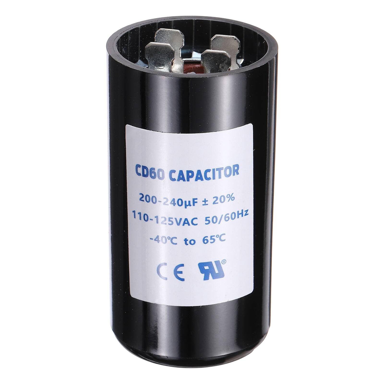 Unique Bargains - CD60 Capacitor 200-240 Mfd, 110-125 VAC Run Motor Start Capacitor 50/60Hz for Fan/Well Pump price history on PriceWatchPro