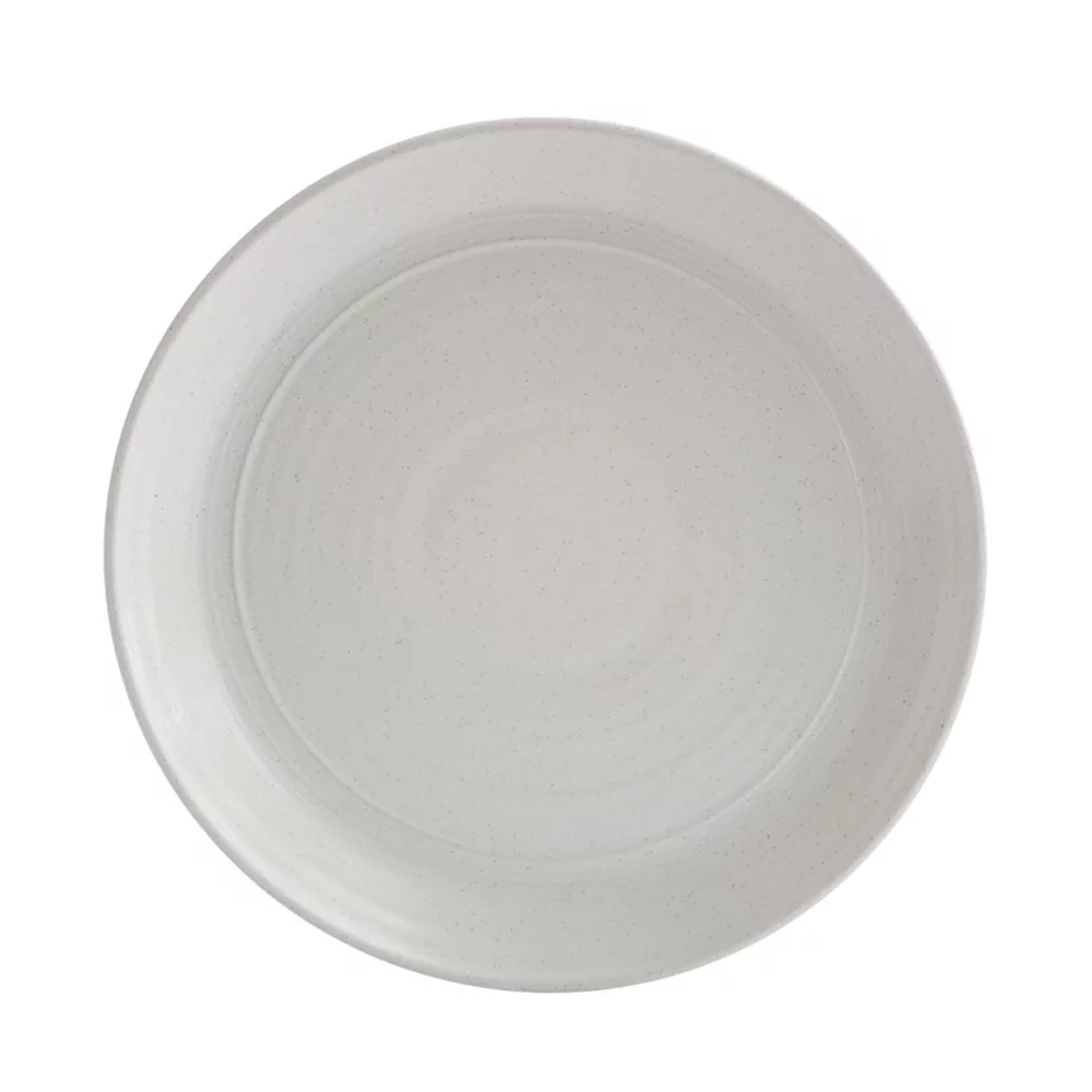 Alt View 1. Bee And Willow - Gibson Milbrook 16 Piece Round Stoneware Dinnerware Set in White - White.