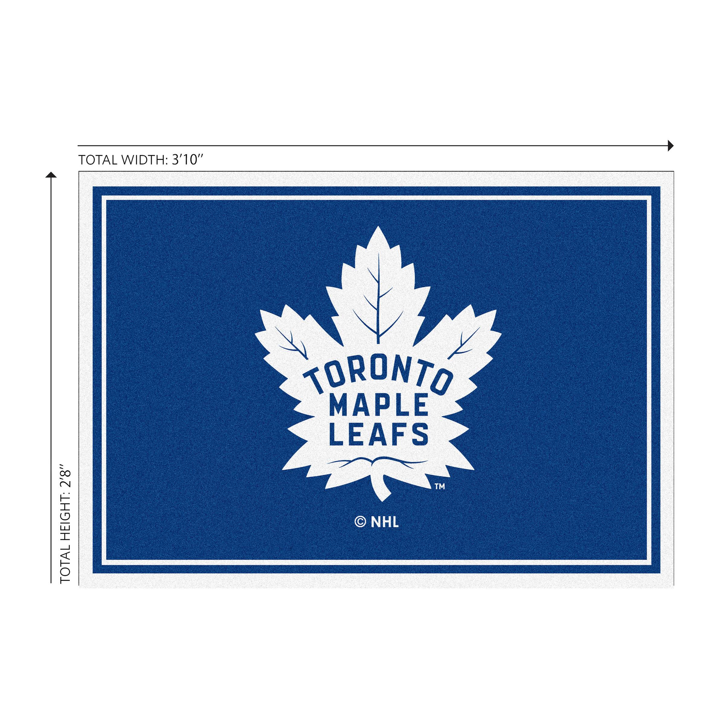 TOTAL WIDTH: 3'10"  
TOTAL HEIGHT: 2'8"  

TORONTO MAPLE LEAFS™  
© NHL