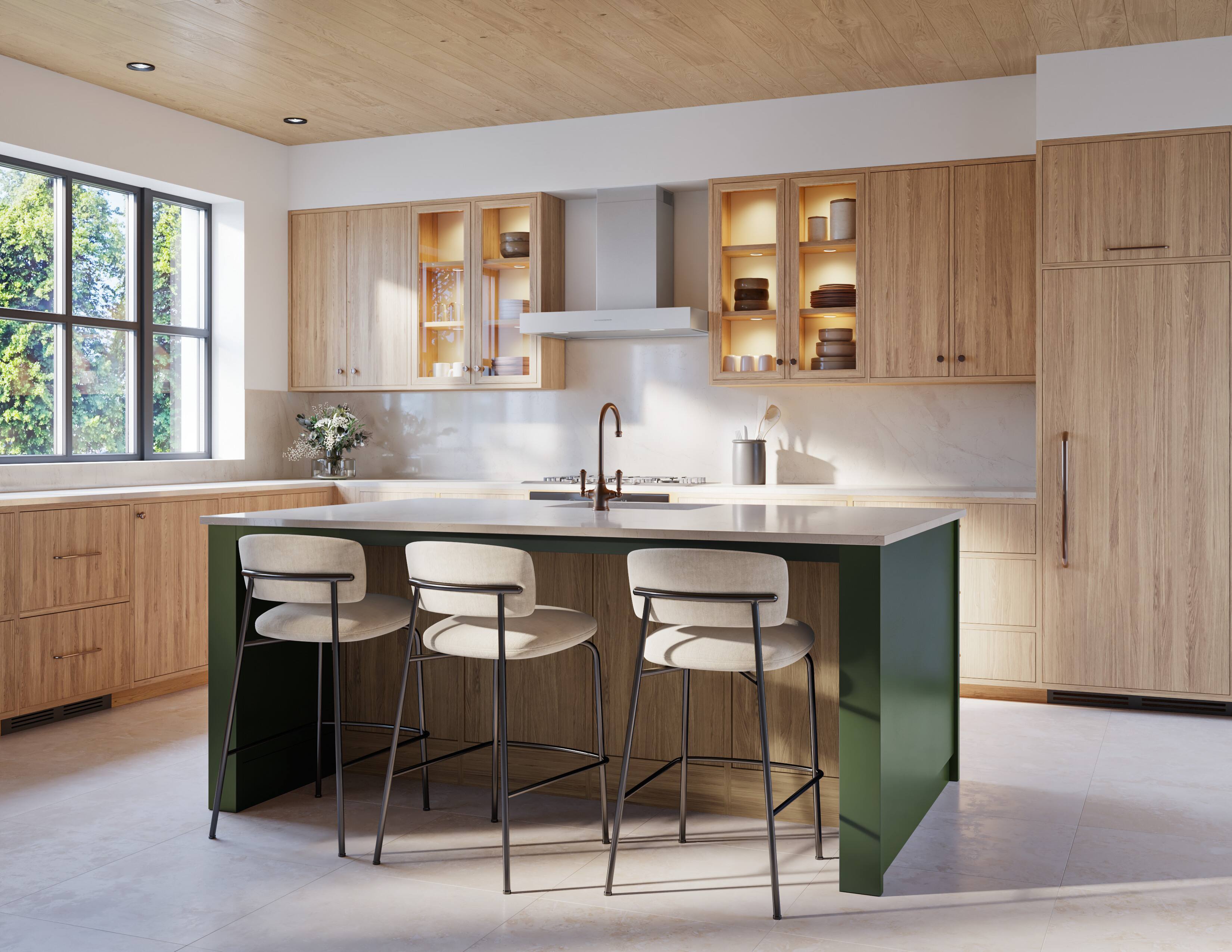 クローバーページ Zephyr 36 inches Externally Vented Wall Range Hood Stainless Steel