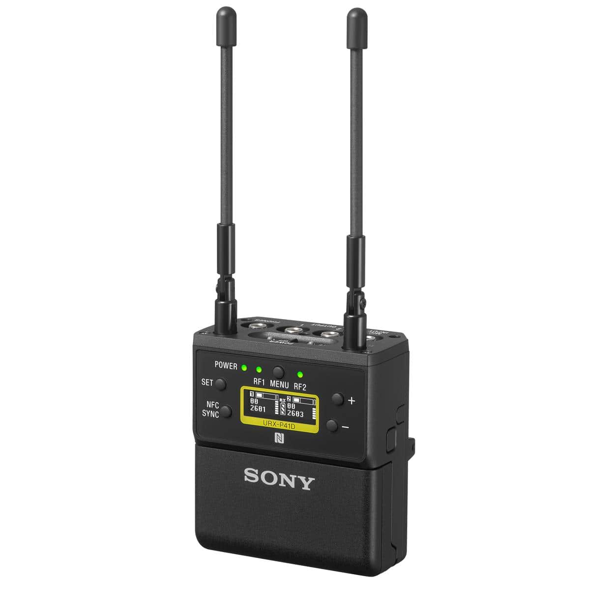 Sony - URX-P41D Dual-Channel Camera-Mount Wireless Receiver, 14UC: 470.1 to 541.8MHz